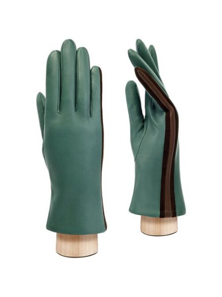 Зеленые перчатки Eleganzza
