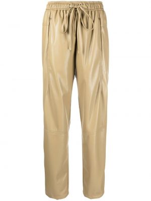 Pantalon en cuir Low Classic beige
