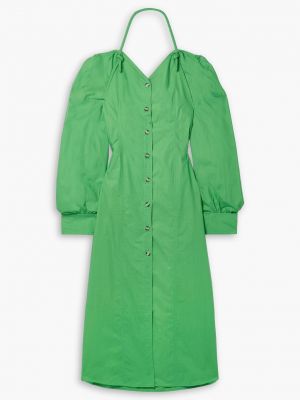 Платье миди Nanushka зеленое