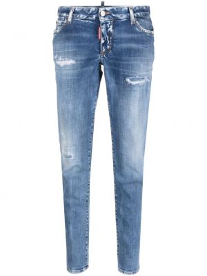 Modré džíny s oděrkami Dsquared2