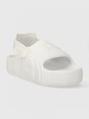 Sandale cu platformă Adidas Originals alb
