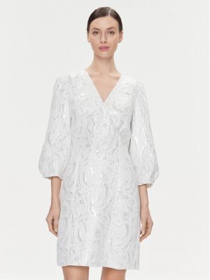 Коктейлна рокля Bruuns Bazaar бяло