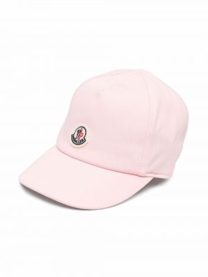 Cappello con visiera Moncler Enfant rosa