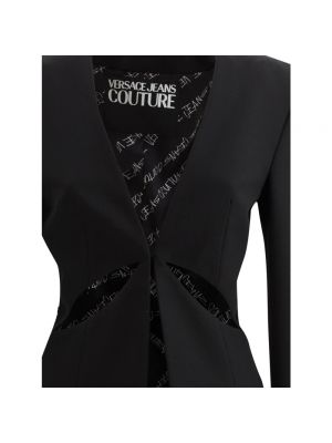 Marynarka żakardowa Versace Jeans Couture czarna