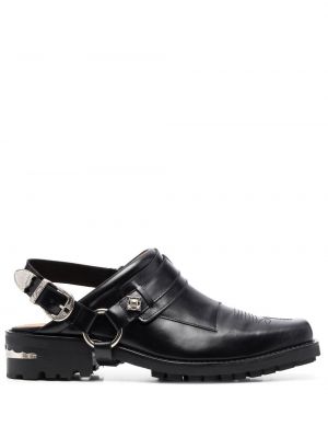 Slingback skinn loafers Toga Virilis svart