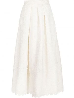 Φλοράλ φούστα Sachin & Babi λευκό