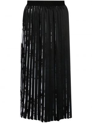 Plisované džínová sukně Versace Jeans Couture
