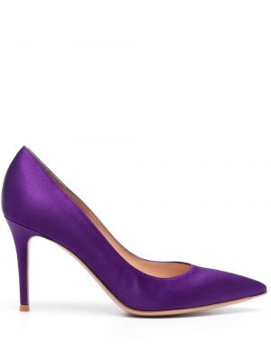 Pumps med spetsig tå Gianvito Rossi lila