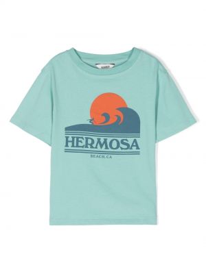 T-shirt con stampa Hundred Pieces verde