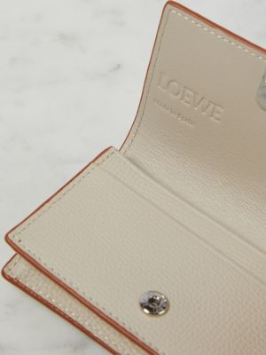 Kožená peněženka Loewe šedá