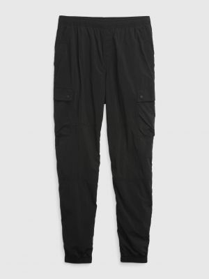 Teplákové nohavice s vreckami Gap čierna