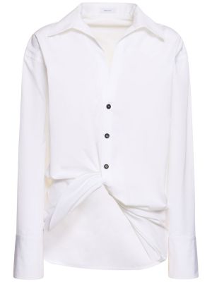Camicia di cotone Ferragamo bianco