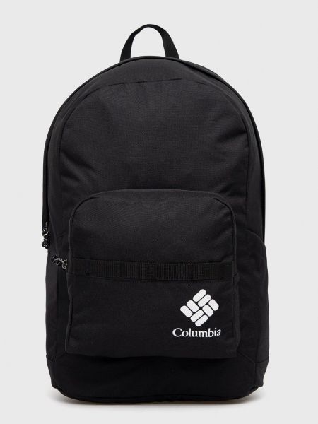 Черный рюкзак с принтом Columbia