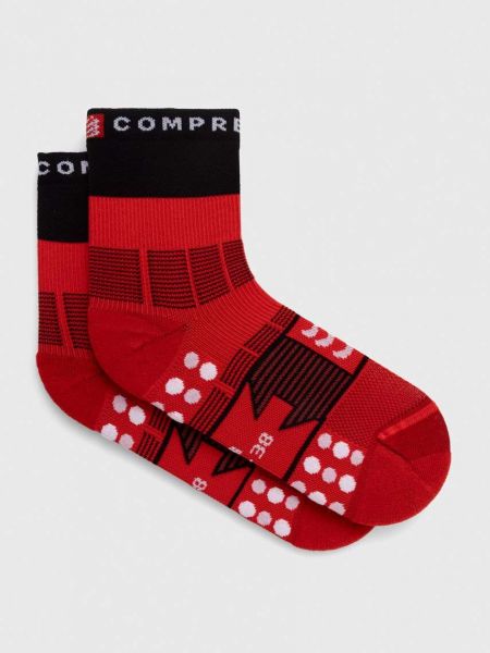 Čarape Compressport crvena