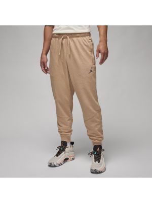 Dzianinowe spodnie sportowe Jordan brązowe