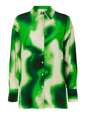 Camicia Selected Femme verde