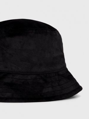 Velurový klobouk Karl Lagerfeld černý