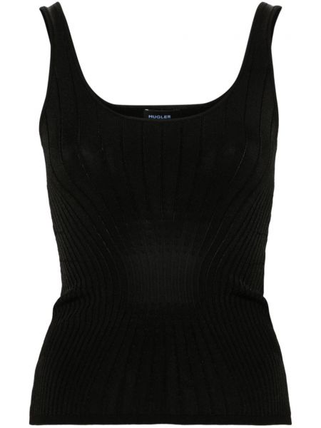 Strikket tanktop Mugler sort