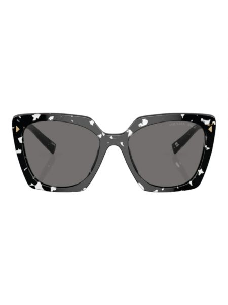 Sonnenbrille mit kristallen Prada schwarz