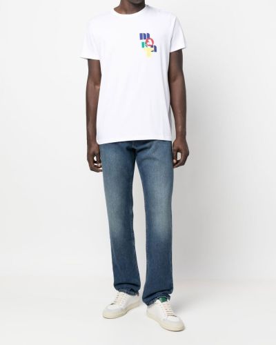 T-shirt mit print Marant weiß