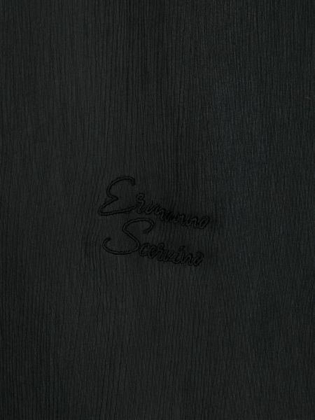 Krepinis šilkinis šalikas Ermanno Scervino juoda