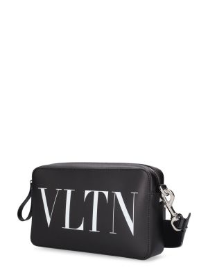 Τσάντα χιαστί με σχέδιο Valentino Garavani μαύρο