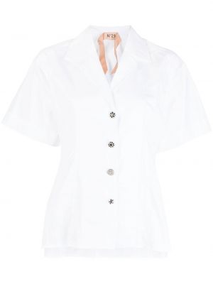 Памучна риза с копчета N°21 бяло