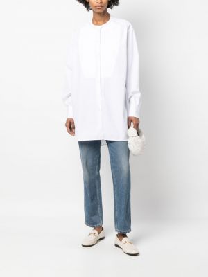 Bavlněná košile Ermanno Scervino bílá