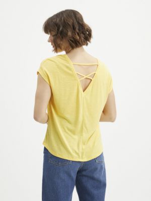T-shirt Vero Moda gelb