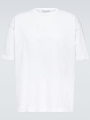 Koszulka bawełniana z dżerseju Comme Des Garãons Shirt biała
