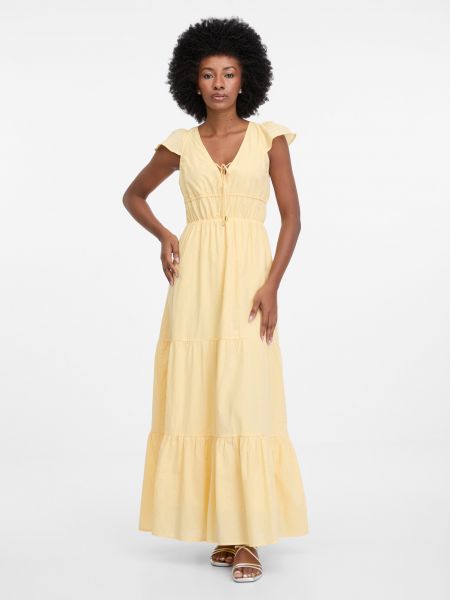 Dlouhé šaty Orsay žltá