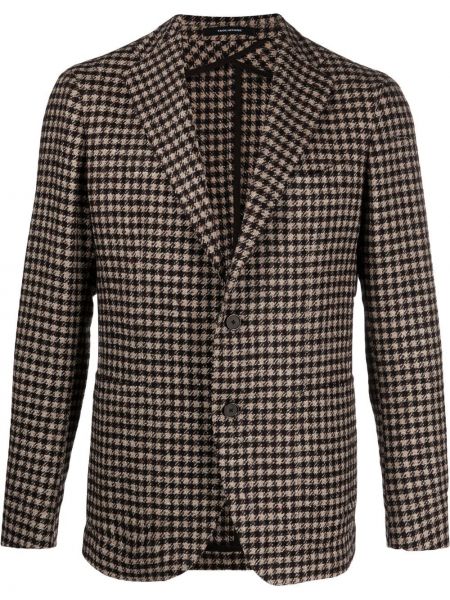 Kontrollerade blazer Tagliatore brun