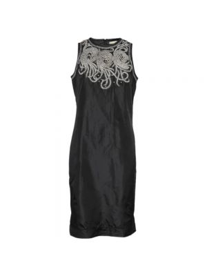 Jedwabna sukienka Balenciaga Vintage czarna