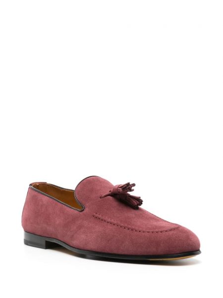 Seemisnahksed loafer-kingad Doucal's punane