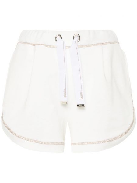 Pamučne kratke hlače Herno bijela