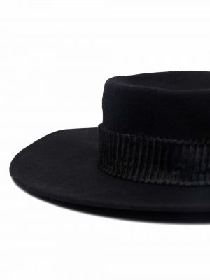 Sombrero de pana Fabiana Filippi negro