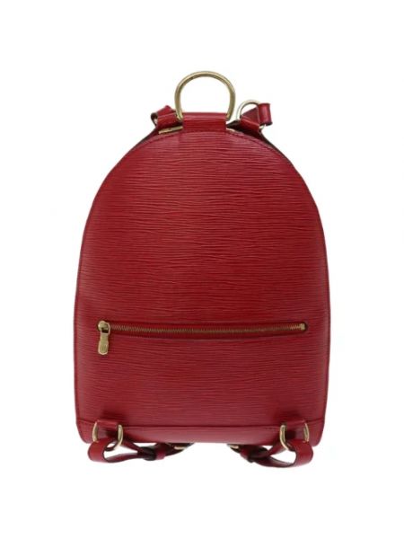 Plecak skórzany Louis Vuitton Vintage czerwony