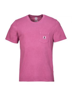 Koszulka z krótkim rękawem z kieszeniami Element różowa