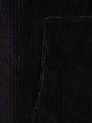 Medvilninis džemperis su gobtuvu velvetinis Giorgio Brato žalia