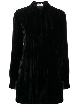Dlouhé šaty Saint Laurent čierna