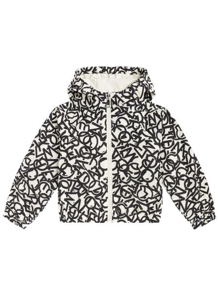 Trykt jakke for piger Moncler Enfant sort