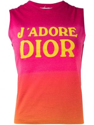 T-shirt z nadrukiem z printem Christian Dior