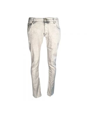 Jeansy skinny slim fit Hand Picked szare