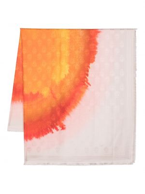 Schal mit print mit farbverlauf Alexander Mcqueen