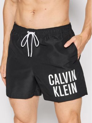Šortai Calvin Klein Swimwear juoda