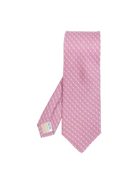 Krawatte Salvatore Ferragamo pink