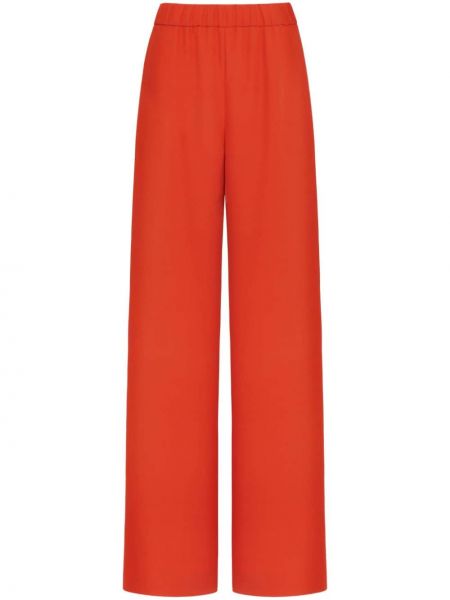 Pantaloni di seta Valentino arancione