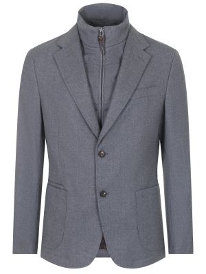 Шерстяной пиджак Windsor серый