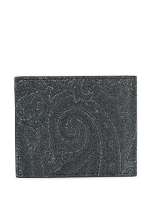 Geldbörse mit print mit paisleymuster Etro grau