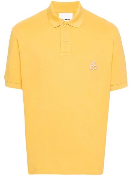 Polo en coton Marant jaune